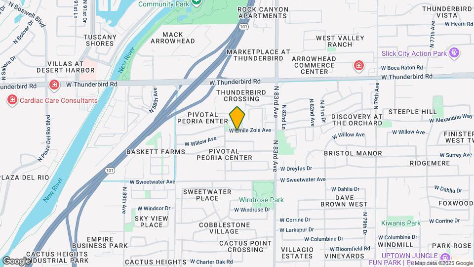 8445 W Emile Zola Ave Mapa y Detalles de la Ubicación