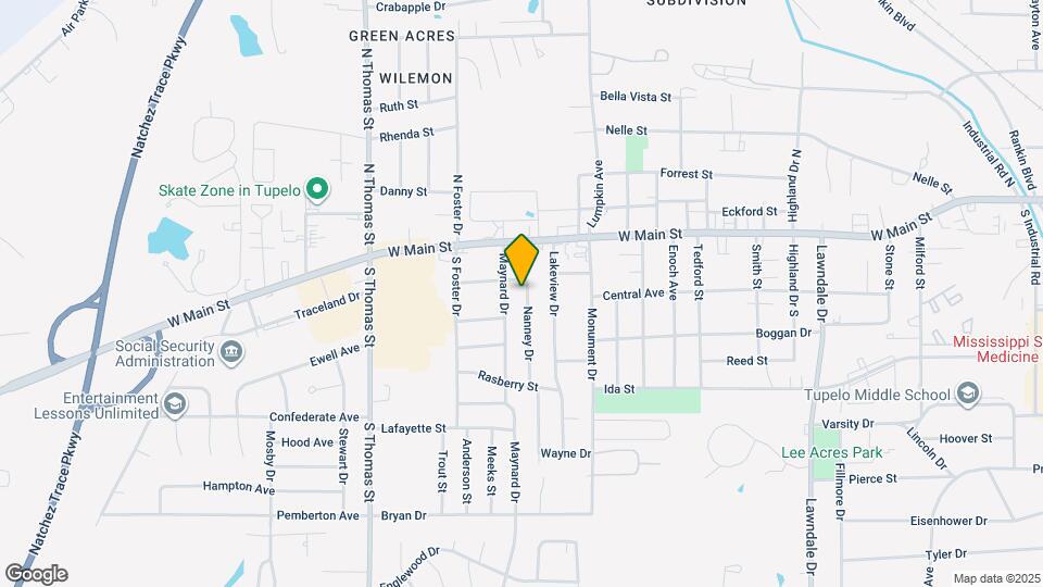 203 Nanney Dr Map and Location Details