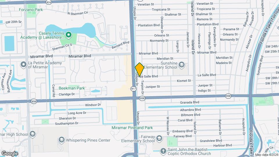 7972 La Salle Blvd Mapa y Detalles de la Ubicación