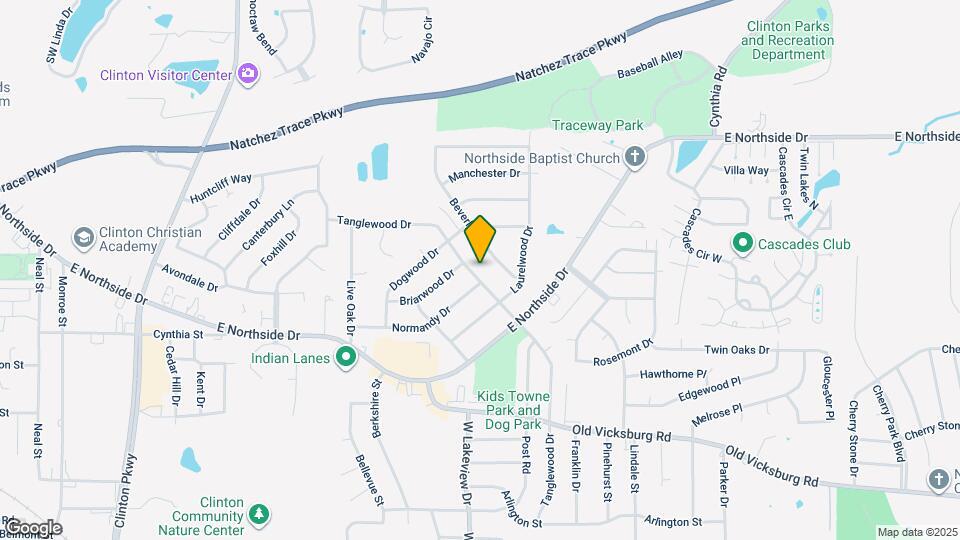 1403 Tanglewood Dr Map and Location Details