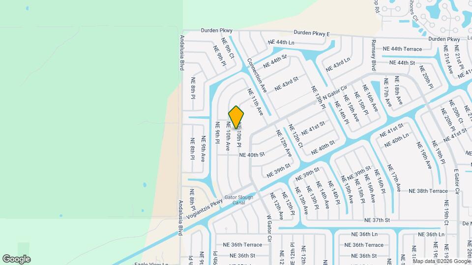 4028 NE 10th Pl Mapa y Detalles de la Ubicación