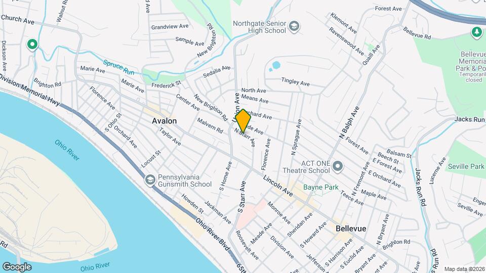 93 N Starr Ave, Unit 93 North Starr Mapa y Detalles de la Ubicación