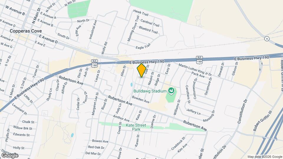 304 Oak St Mapa y Detalles de la Ubicación