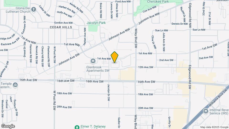 4627 1st Ave SW, Unit 1 Map and Location Details