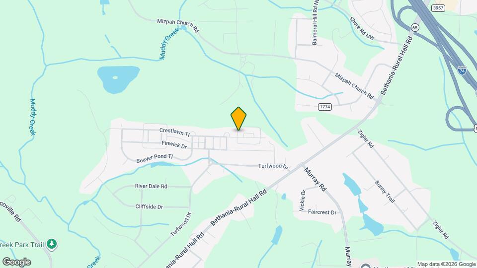 5820 Crestlawn Ct Map and Location Details