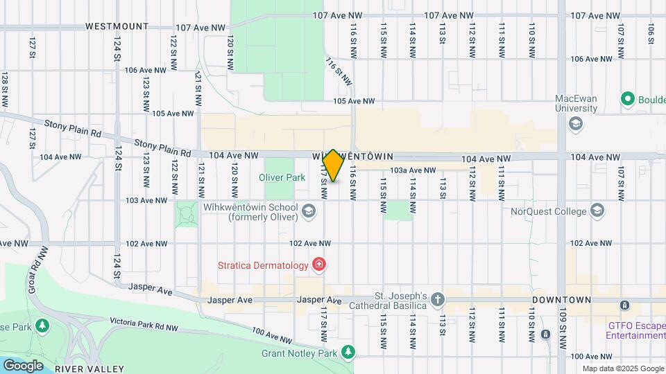 10311-10317 117 St NW Map and Location Details