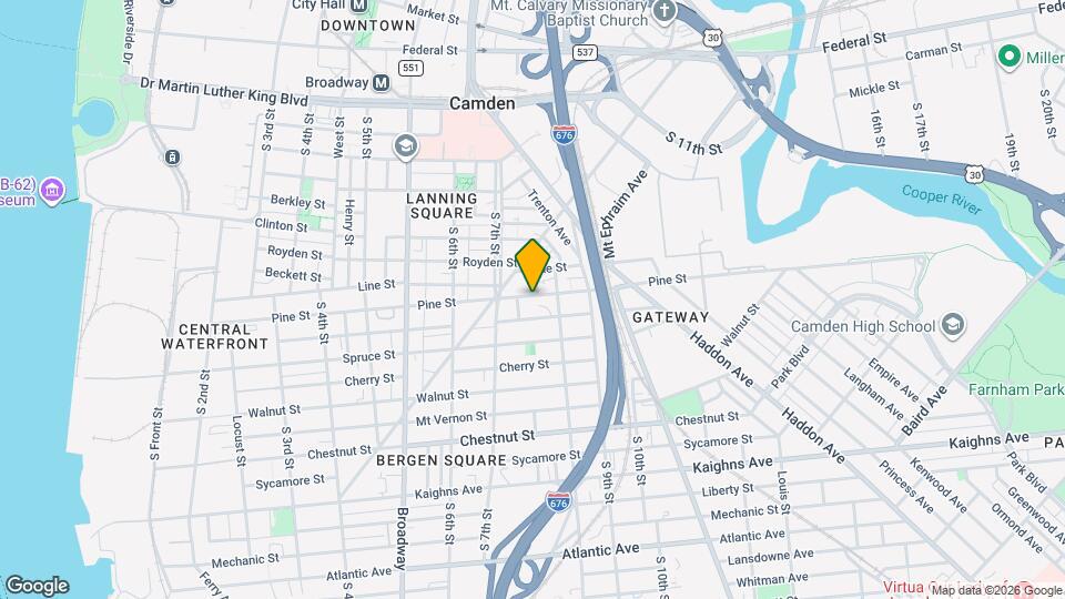 746 Pine St Map and Location Details