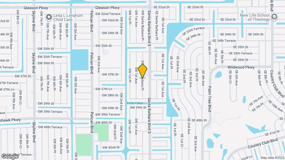 3715 SW Santa Barbara Pl Map and Location Details