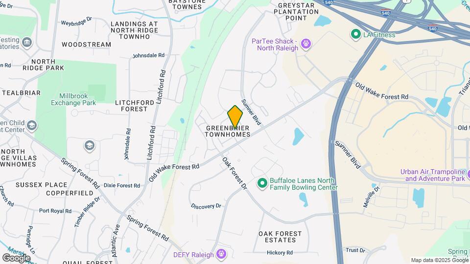 6707 Morgantown St Map and Location Details