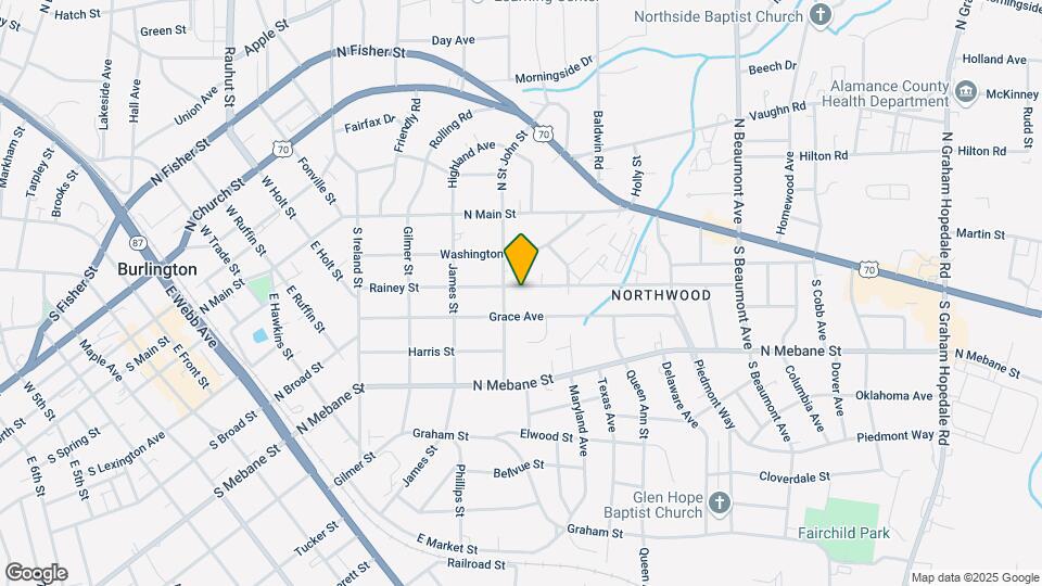 1011 Rainey St Map and Location Details