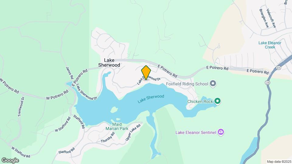498 Lake Sherwood Dr Map and Location Details