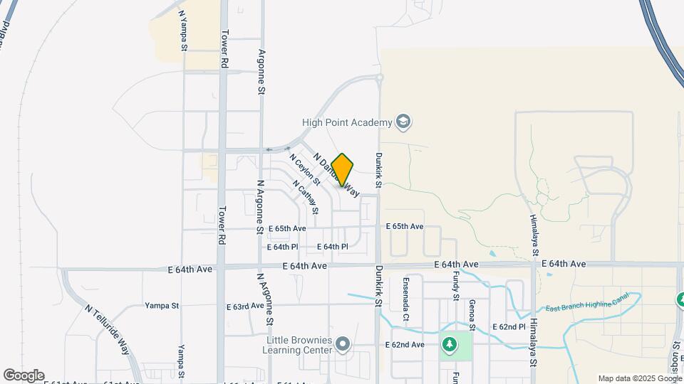6571 N Danube Way Map and Location Details