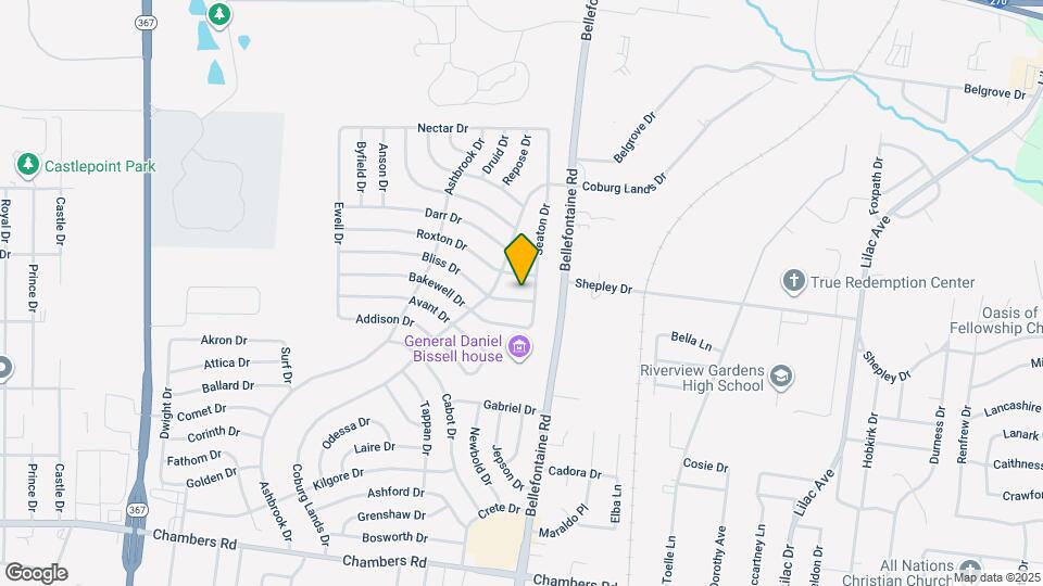 1009 Bliss Dr Map and Location Details