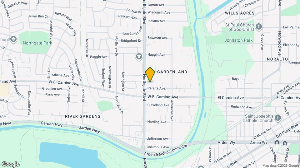 2621 Mysin Way Map and Location Details