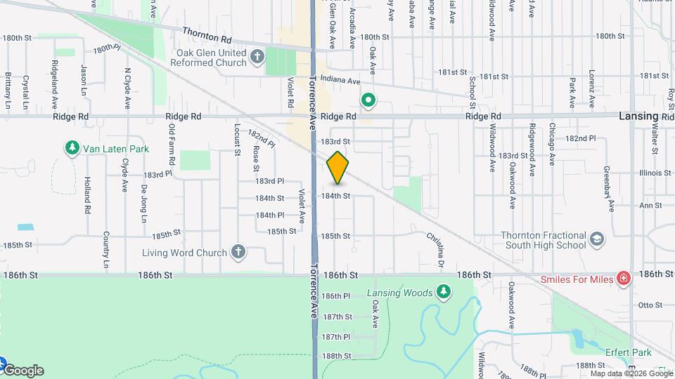 18379 Glen Oak Ave Mapa y Detalles de la Ubicación