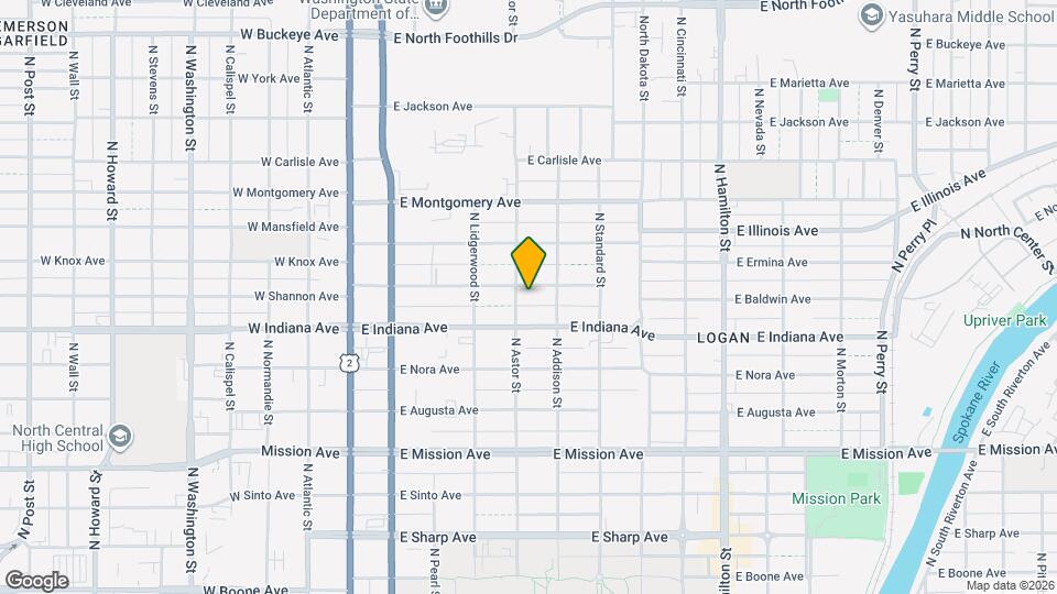 408 E Baldwin Ave Mapa y Detalles de la Ubicación