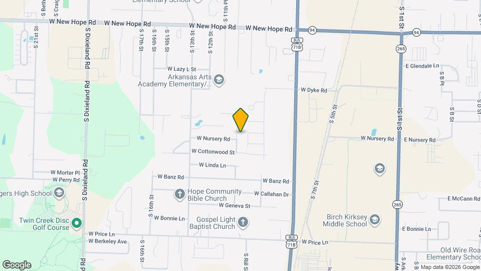 2009 S 11th St Mapa y Detalles de la Ubicación