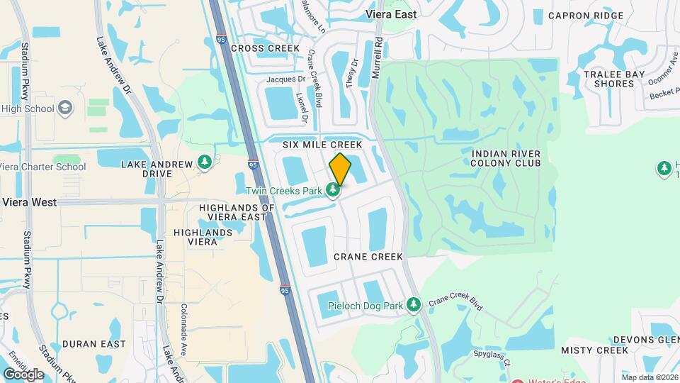 1867 Crane Creek Blvd Map and Location Details