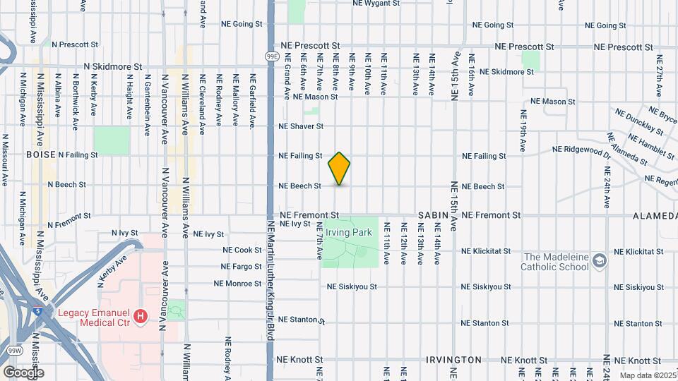3626 NE 8th Ave Map and Location Details