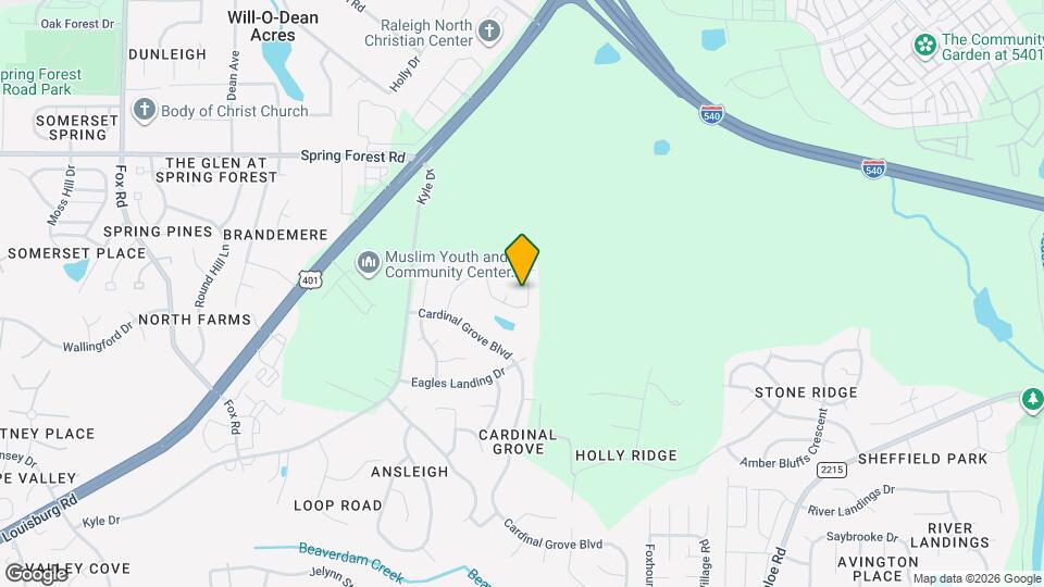 5515 Scenic Brook Ln Mapa y Detalles de la Ubicación