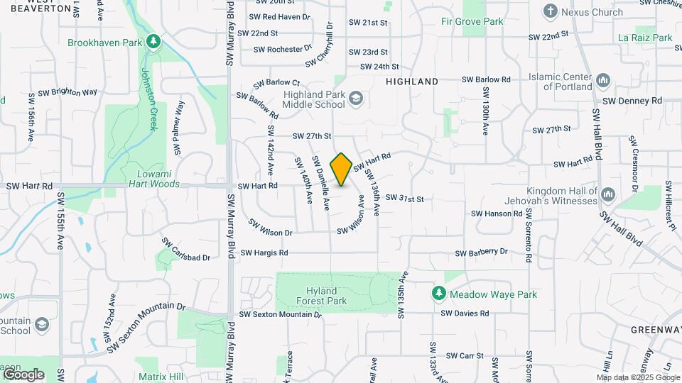 13845 SW 31st Ct Map and Location Details
