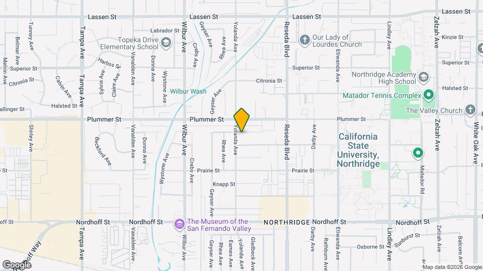 18648 Gledhill St Map and Location Details