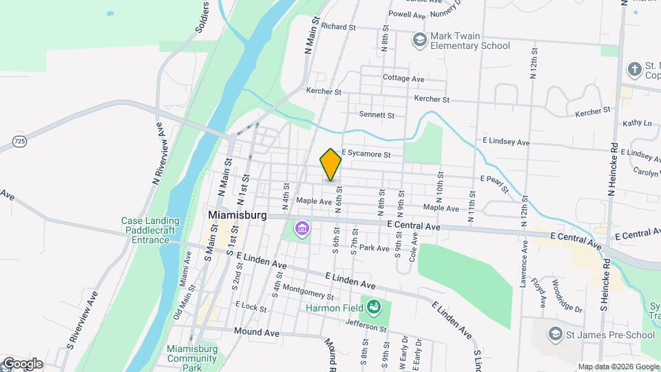 532 Buckeye St Map and Location Details