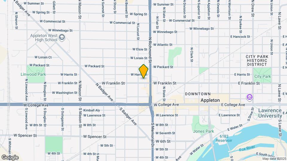 720 W Franklin St Map and Location Details