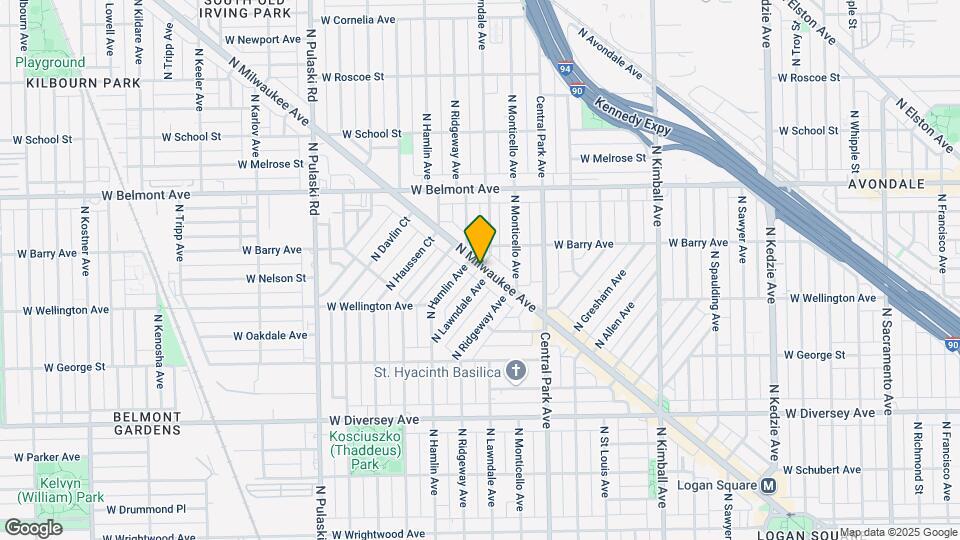 3054 N Milwaukee Ave, Unit 2R Map and Location Details