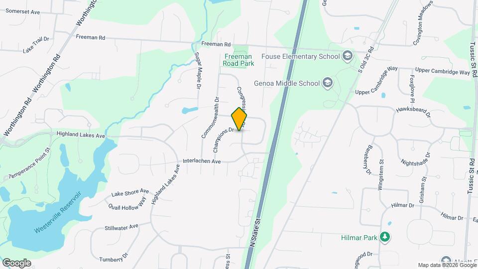 6185 Champions Dr Map and Location Details