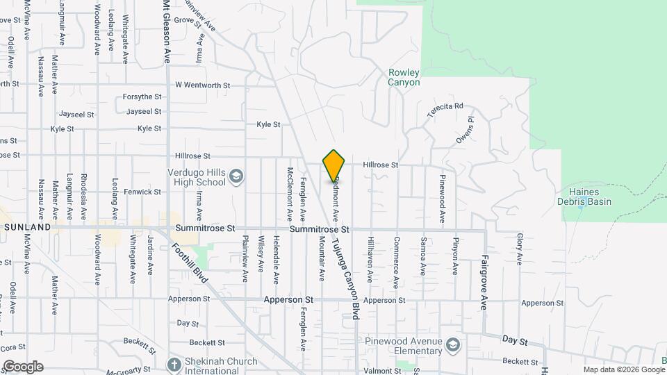10611 Redmont Ave Map and Location Details