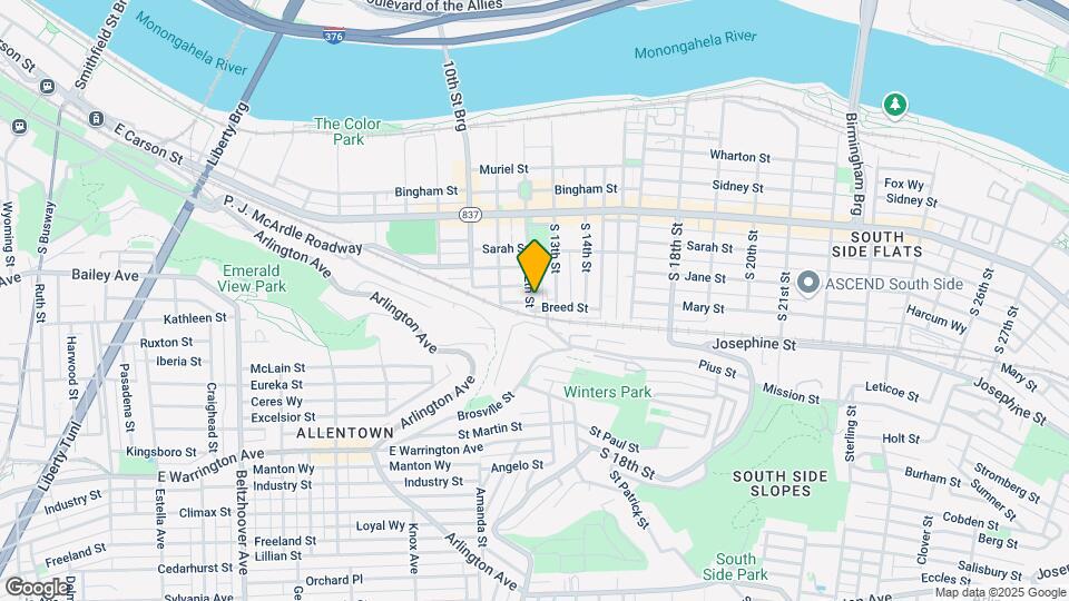 141 S 12th St Map and Location Details