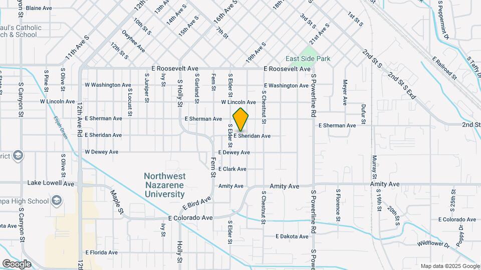 1015 E Sheridan Ave Map and Location Details