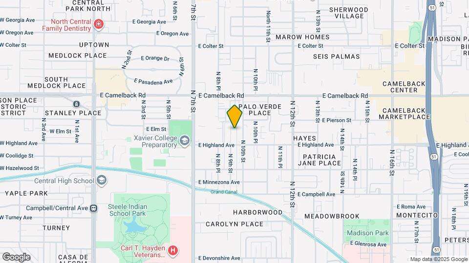 4727 N 9th St Map and Location Details