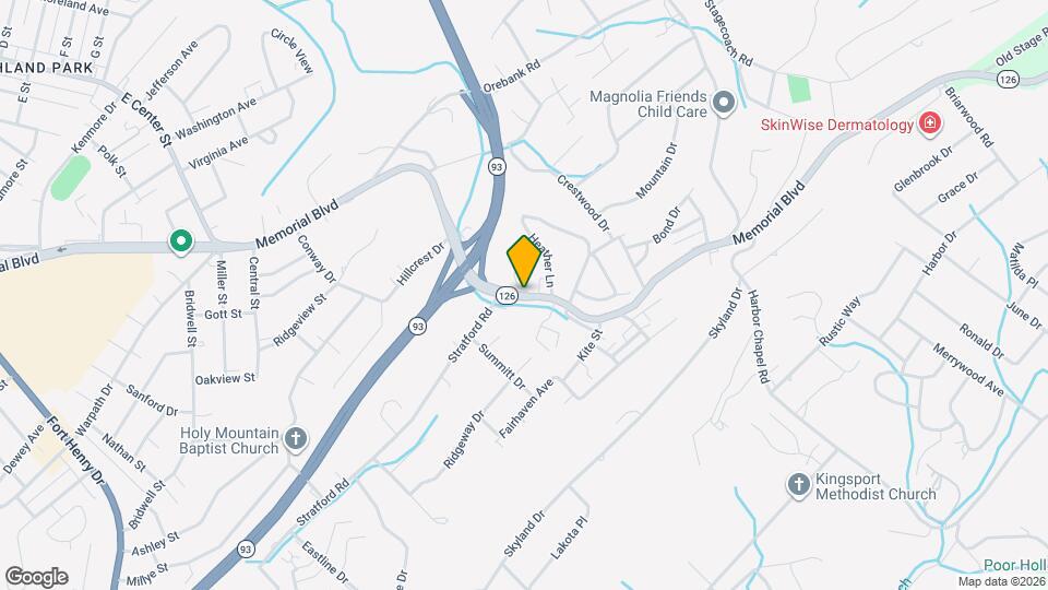 3800 Memorial Blvd Map and Location Details