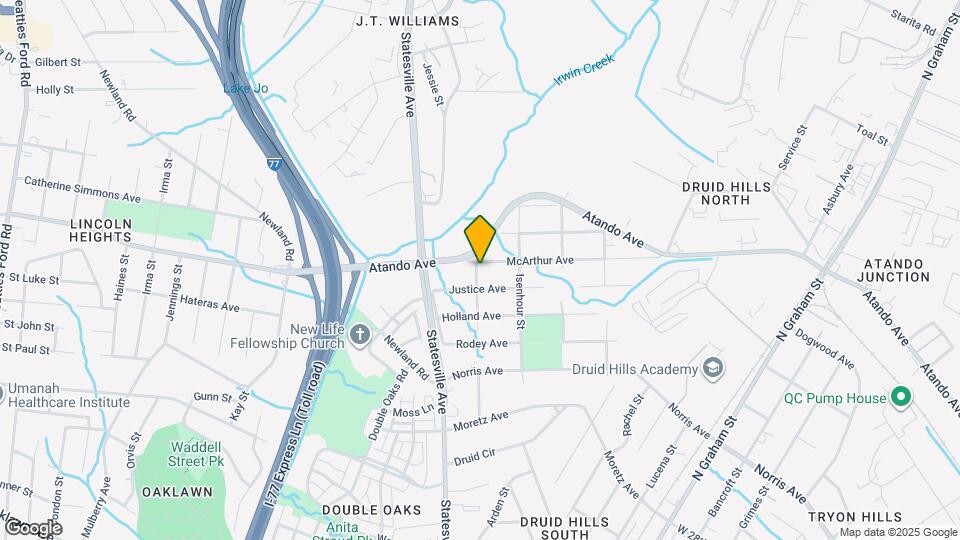 1037 McArthur Ave Map and Location Details