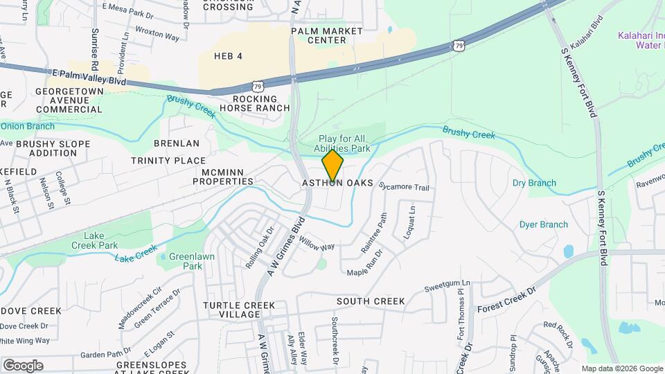 221 Creek Ridge Ln Map and Location Details