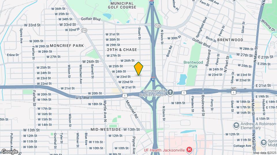 1074 W 23rd St Map and Location Details