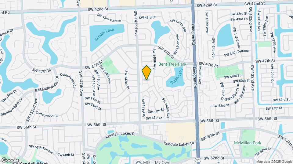 5004 SW 140th Ct Map and Location Details