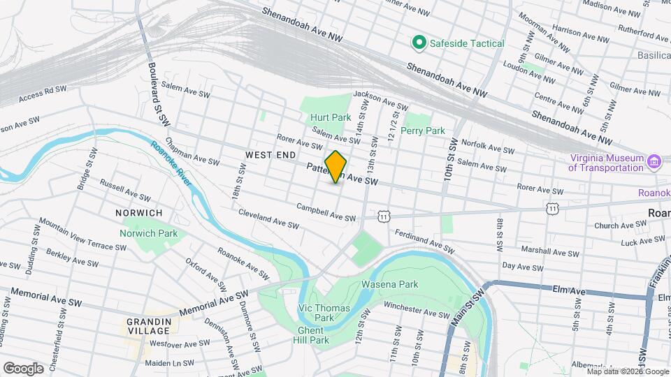 1405 Chapman Ave SW Map and Location Details