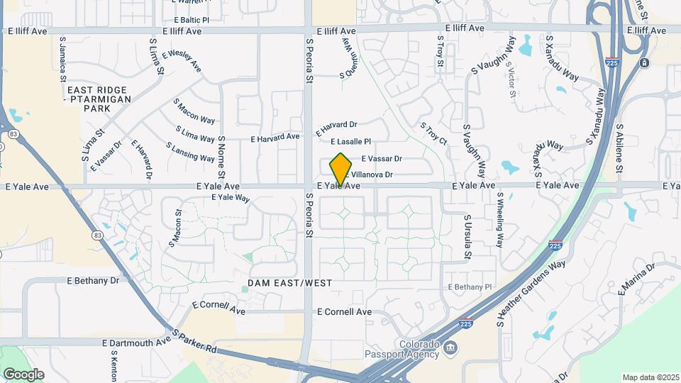 12132 E Amherst Cir Map and Location Details