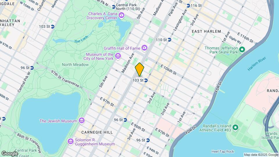 118-120 E 103rd St Mapa y Detalles de la Ubicación