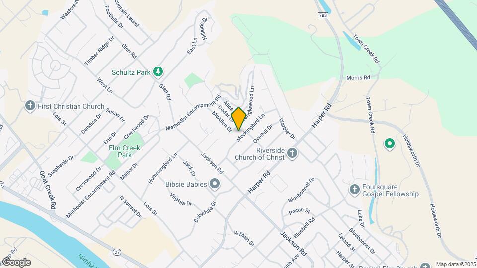 604 Mockingbird Ln Map and Location Details