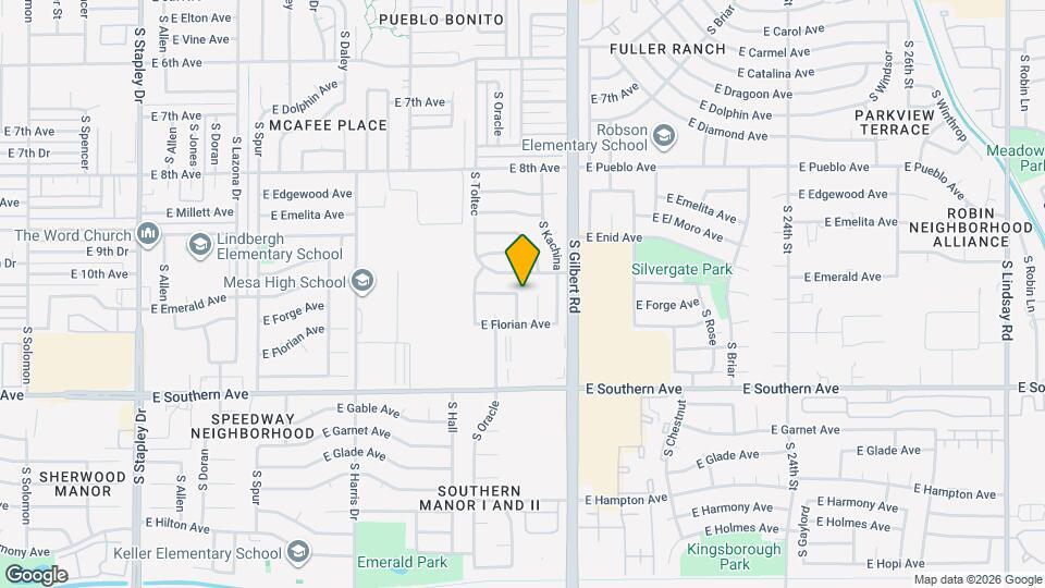 1856 E Farmdale Ave Map and Location Details