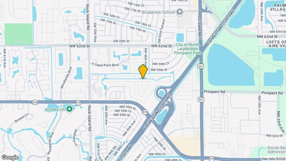 4717 NW 58th St Map and Location Details