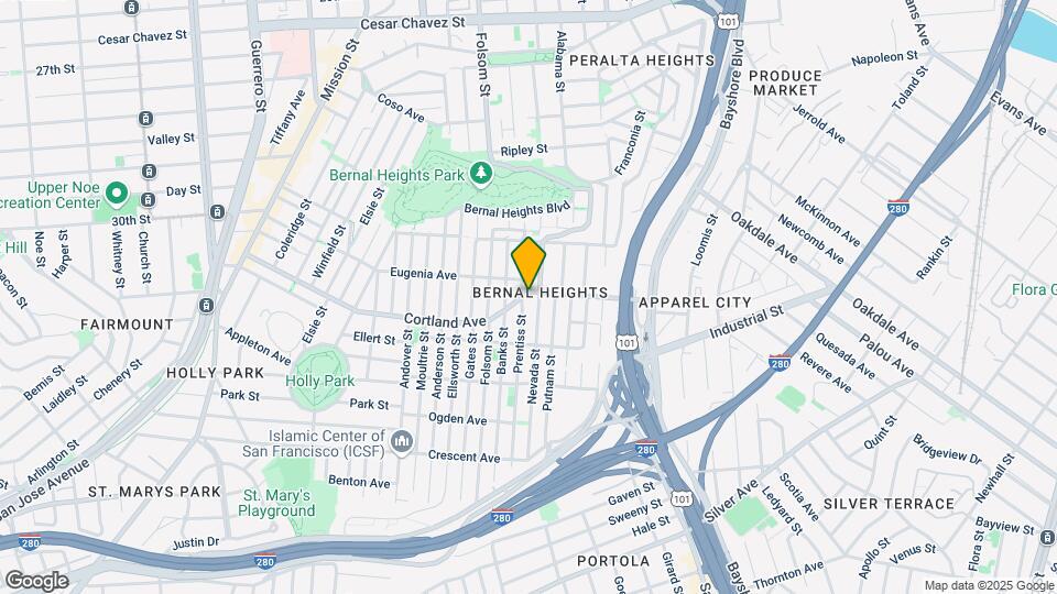 1200 Cortland Ave Mapa y Detalles de la Ubicación
