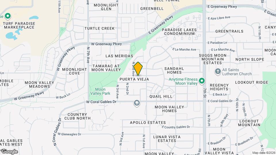 101 W Tierra Buena Ln Map and Location Details