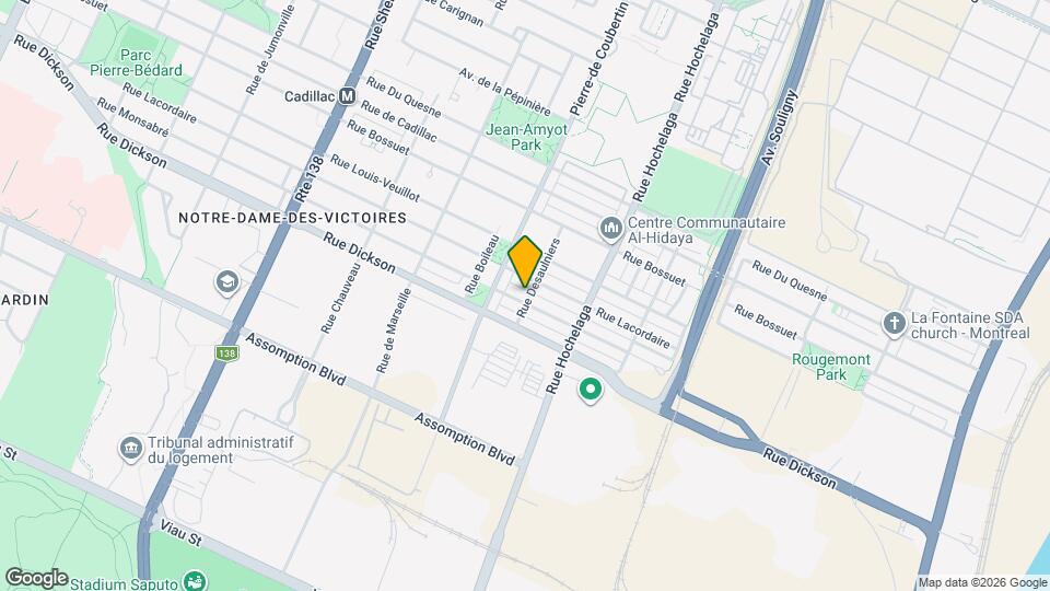 2631-2633 Monsabré Map and Location Details