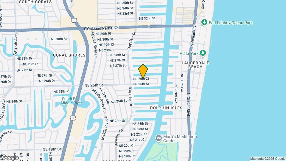 2840 NE 26th Ct Mapa y Detalles de la Ubicación