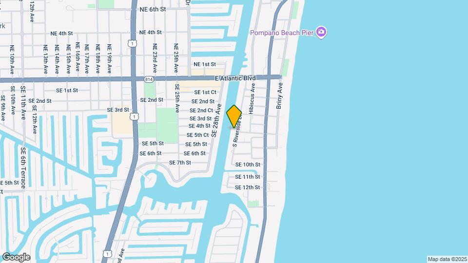 517 S Riverside Dr Mapa y Detalles de la Ubicación